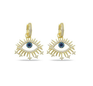 MY EYES LOVE YOU  GOLD EARRING
