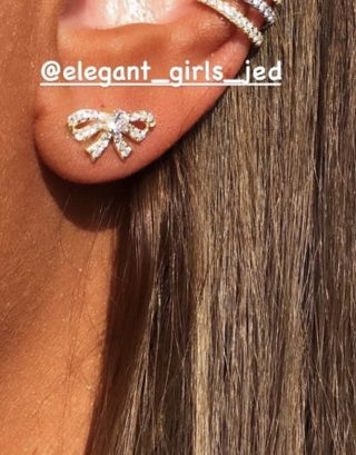 THE BOW STUD EARRING