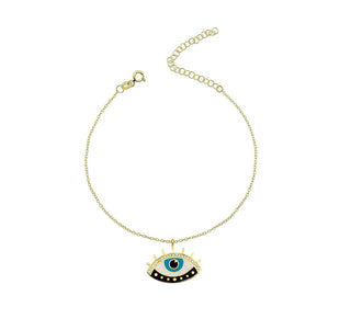 TURQUOISE EYE ANKLET