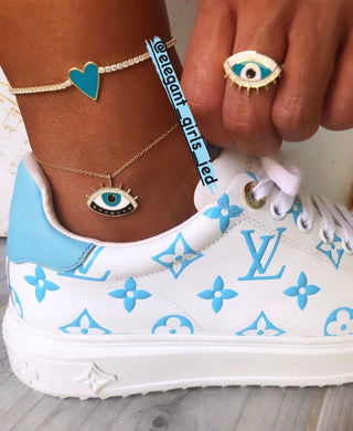 TURQUOISE EYE ANKLET