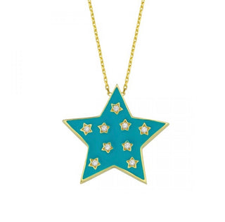 CANDY TURQUOISE STAR NECKLACE