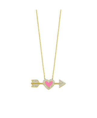 LOVE ATTACK PINK NECKLACE