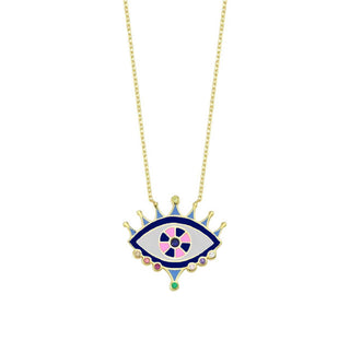 CANDY LASHES EYE  NECKLACE