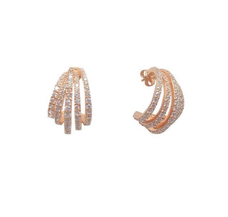 THE DIAMOND SMALL LAYERS EARRING