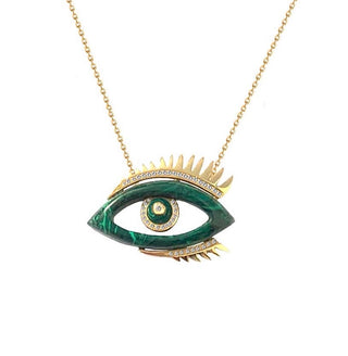 GREEN EYES  NECKLACE