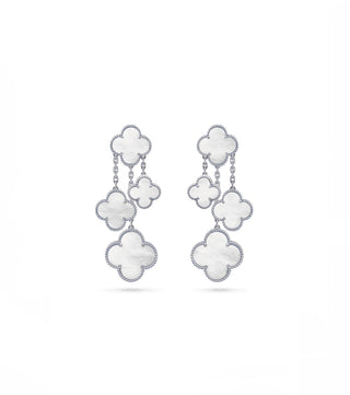 MAGIC MOTHER OF PEARL SILVER EARRING
