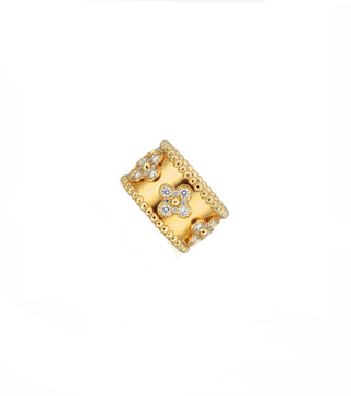 PERLLEE LARGE EDITION GOLD RING