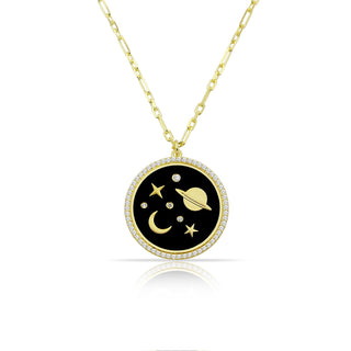 U R MY MOON IN THIS PLANET NECKLACE
