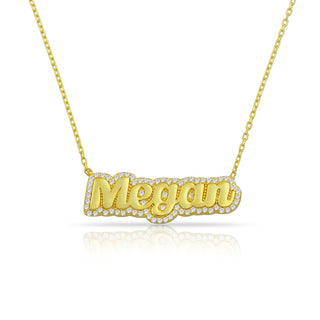 BUBBLE NAME NECKLACE English