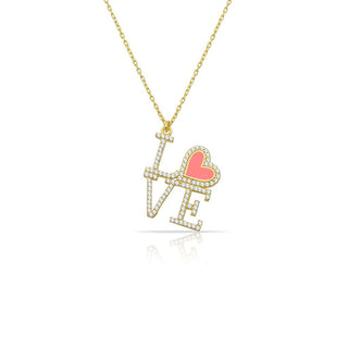 PINK LOVE NECKLACE