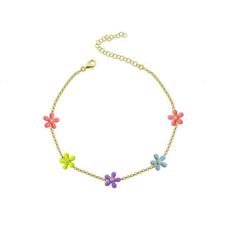 WINTER MIX FLOWERS ANKLET