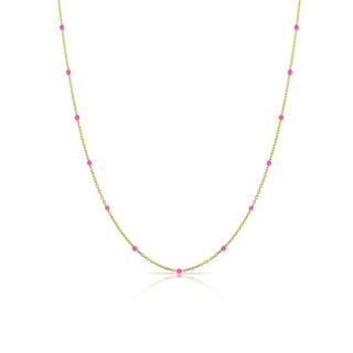 PINK BEADS NECKLACE
