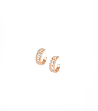 ROSE SMALL MOVE HOOP EARRING