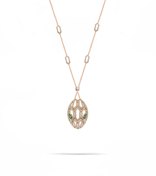 ROSE SERPENTI HEAD NECKLACE