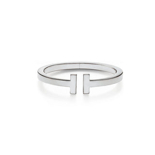 SILVER SQUARE T BRACELET