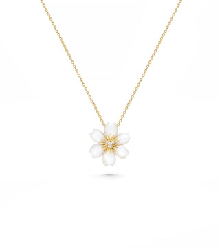 NEW WHITE FLOWER NECKLACE