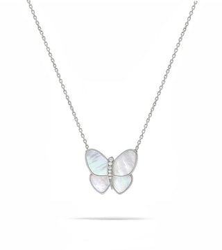 BUTTERFLY NECKLACE WITH DIAMOND