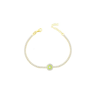 CIRCLE EYE TENNIS BRACELET