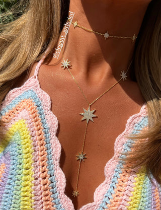 LONG STARS  NECKLACE