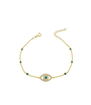 Eye stone bracelet