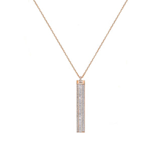 ROSE LIZ BAGUETTE NECKLACE